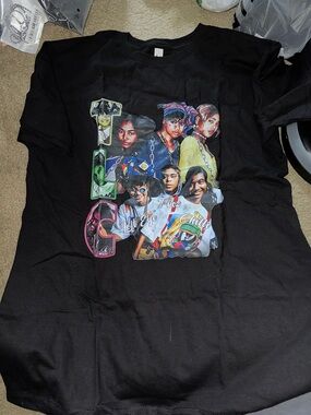 TLC Graphic Tee with Colorful Design